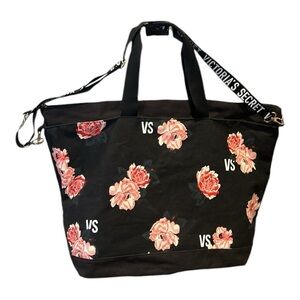 Victoria’s Secret Large Floral Weekend Travel Tote Bag